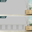 Melkus Peel and Stick Wall Molding Kit, 3 Sets 24