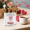 Valentines Coffee Desk Decor, Valentine's Day Gifts for Drink Lover Bar Station, Wine Is My Valentine Home Office Table Sign for Kitchen Shelf Tiered Tray, Cafe Tabletop Decoration to Couples