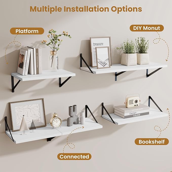 Deep Floating Shelves,16