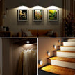 3-Pack Picture Lights for Wall, Rechargeable Battery Magnetic Poster Lights with Remote Dimmable 3-Color Temps & Timer, LED Art Display Lighting for Paintings, Frames & Wall Art Decor (White)