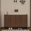 BOMENG Walnut Wood Contact Paper 16x354 inch Dark Brown Wood Wallpaper Peel and Stick Waterproof Removable Faux Wood Grain Vinyl Wrap Vintage Countertop Paper for Drawer Liner Cabinets Walls Desk