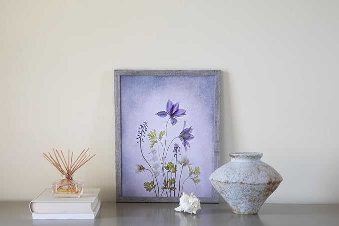 Rustic Farmhouse Textured Ceramic Vase, Handcrafted Distressed White Pottery Flower Vase for Centerpiece, Decorative Vases for Living Room, Kitchen, Bedroom, Office Decor, Gift & Weddings