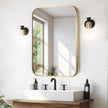 Brushed Gold Mirror, 26