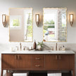 Gold Wavy Bathroom Mirror 28