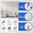 RELIANCER Peel and Stick Wall Molding Kit,30PCS Pre-Cut Door Molding Panels,3D Moulding Wainscoting Panel,Self Adhesive Walls Moulding Trim,Wall Modular Frames for Interior Walls Decor Home Bedroom