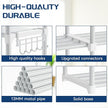Mavivegue 9 Tiers Shoe Rack Tall Shoe Organizer Shoe Storage 50-55 Pairs Vertical Shoe Shelf Large Shoe Rack Organizer Stackable Shoe Racks for Entryway, Closet, Garage, Bedroom,Cloakroom - White