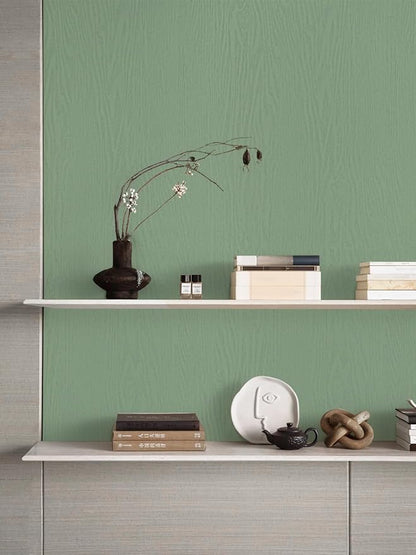 Wood Contact Paper Green Peel and Stick Wallpaper,Thickened No Tearing Vinyl Wrap Sticker, Self Adhesive Waterproof Faux Wood Grain Wallpaper Covering Cabinets Desk Furniture Decoration 11.8"x78.7"