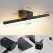 Picture Lights for Wall,Battery Operated Art Light,16in Gallery Light for Paintings,3CCT Dimmable,Metal Finish Recharging Battery Wall Light with Remote for Living Room Gallery(Black)