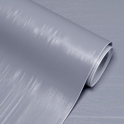 wishFIRE Grey Blue Textured Peel and Stick Wallpaper 15.7"×472" Contact Paper Wood Look Wall Paper Self Adhesive Waterproof Vinyl Wallpaper for Bedroom Kitchen Cabinets Countertop