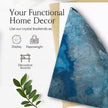 Nature's Decorations Teal Agate Bookends – A+ Grade Geode Heavy Duty Decorative Stone Crystal Book Ends for Shelves & Bookcases, Natural Polished Bookshelf Decor, 1 Pair 2-3Lbs