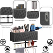 Rustic Hair Dryer Holder Wall Mounted,Hair Styling Tools & Accessories Organizer,Bathroom Supplies & hot Tools vanities Organizer Caddy,for Storage Flat Iron,Blow Dryer,Curling Iron,Towel