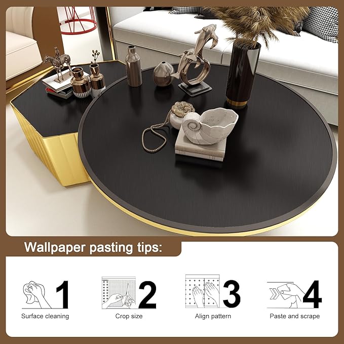 Stainless Steel Peel and Stick Wallpaper 15.7