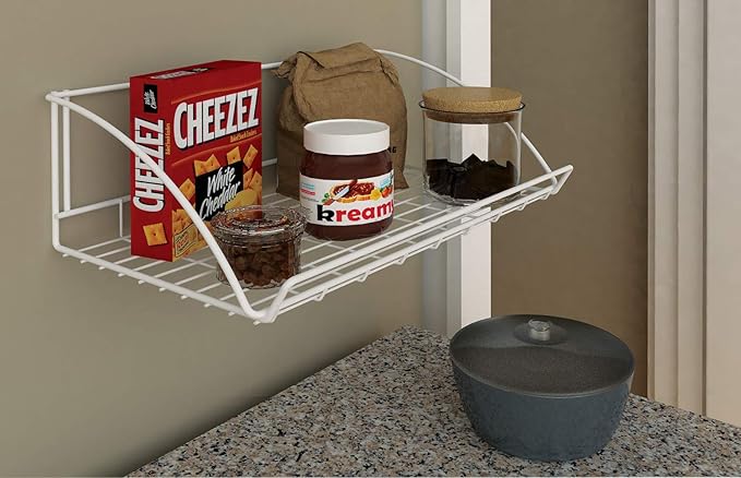 ClosetMaid 8278 18-Inch Wide Laundry Utility Hanger Shelf, White