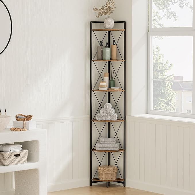 6 Tier Corner Shelf Stand, 78