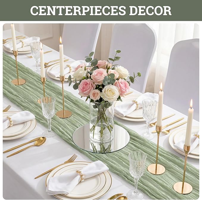 SUREAM Mirror Centerpieces for Tables, 12 Packs 8 Inch Circle Mirror, Centerpiece Base for Wedding Table Wall Party Decorations, 2mm Thick