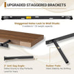 Vivelove Wide Floating Shelves for Wall 12 Inch Deep, 47.2