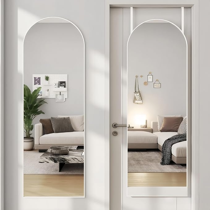 Door Mirror, Arched Full Length Mirror Over The Door, 16