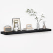 Floating Shelves - 10.3 Inch Deep Wall Shelf for Decor & Storage - Wall Mounted Display Shelving with Invisible Heavy-Duty Metal Bracket - 48