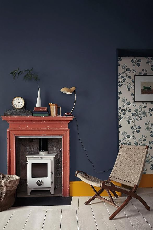 Safiyya Peel and Stick Wallpaper Dark Blue Contact Paper Solid Color Decorative Self Adhesive Removable Wallpaper Modern Contact Paper for Wall Vinyl Roll 118