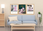 16x20 Frames Set of 3, 16x20 Picture Frames for Wall, Wooden Poster Frames with Plexiglass for Prints, Poster, and Art (Natural Wood)