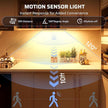 Under Cabinet Lighting Wireless LED Motion Sensor Magnetic Light 2200maAh Rechargeable Indoor Closet Lights for Kitchen, Stairs (5, Warm White, 10 Inch)