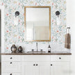 Floral Peel and Stick Wallpaper Boho Floral Contact Paper 16.9