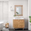 Rectangle Mirror Retro Wooden Wall-Mounted Mirrors Farmhouse Bedroom Bathroom Vanity Entrance Decorative Antique Hanging Mirror Large 20