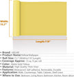 VEELIKE 15.7''x118'' Matte Lemon Yellow Peel and Stick Wallpaper Solid Yellow Contact Paper Waterproof Self Adhesive Removable Decorative Vinyl Film for Bedroom Bathroom Kitchen Cabinets Walls Drawers