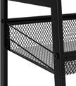 Masupu 3 Tier Bathroom Shelf, Bathroom Organizer and Storage for Small Space, Free-Standing Metal Rack Shelves Waterproof for Kitchen, Bathroom, Laundry, Toilet, Black