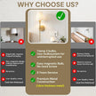 DORESshop Upgraded 4 Rechargeable Bulbs Battery Operated Wall Sconce Set of 2, 15 Color Wireless Wall Sconces Set of 2, Sconce Wall Decor Set of 2 for Bedroom, Living Room, Brushed Gold 24.6in