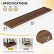 48 Inch Floating Shelves, 9.3