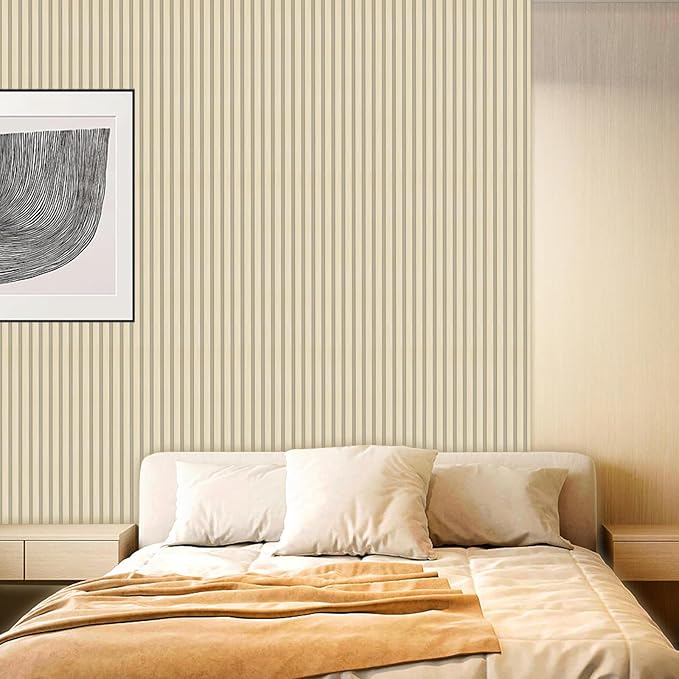 RITOLLO 10-Pack WPC Slat Wall Panels, 96 x 6 Inches 3D Fluted Wall Panels for Interior Wall Decor, Modern Accent Wood Wall Paneling for Living Room, TV Background, Office, Bedroom(Oak)
