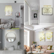 Rechargeable Picture Lights with Remote, Rechargeable Battery Painting Light, Dimmable/Timer Off LED Dartboard Light, 16