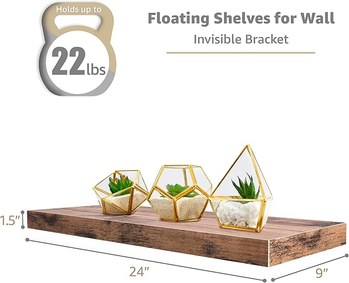 Sorbus Floating Shelves for Wall - 24