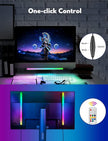 Under Monitor RGB Light Bar, LED Light for Desk Gaming Setup, USB Powered Keyboard Light, 12 Inch 5V, 353 Color Change Modes, Wireless Remote, LED Ambient Lights for Room Decor, Desk Setup, PC