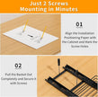 RCHYFEED Pull Out Spice Rack Organizer for Cabinet,Slide out Spice Organizer for Inside Cabinets,Heavy Duty Spice Organization for Kitchen and Pantry,Seasoning,Sauces(1-Tier,6.5
