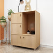 Extra Wide Wallpaper Peel and Stick Light Wood Contact Paper 31.5
