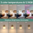 Vintage Battery Operated Wall Sconce, 5000mAh Wireless Rechargeable Wall Light, Indoor Battery Powered Wall Lamp for Bedside Bedroom Living Room, Tulip White