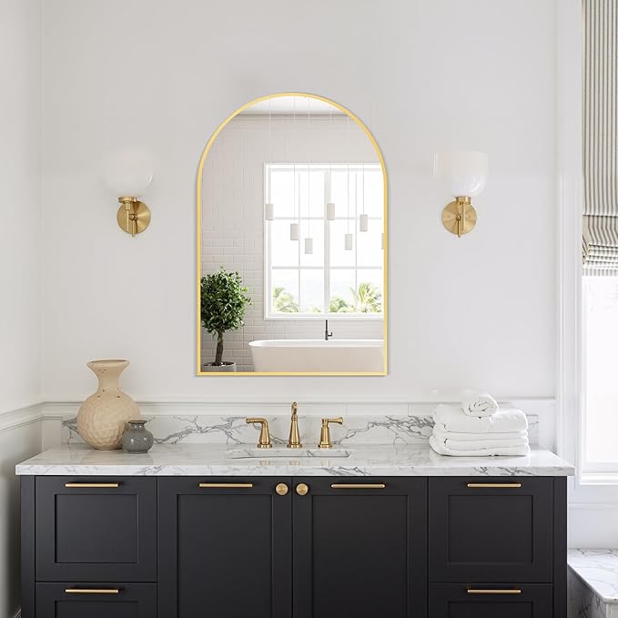 Delma Arched Bathroom Mirror, 20