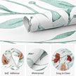 WENMER Green Leaf Wallpaper Floral Peel and Stick Wallpaper 17.7