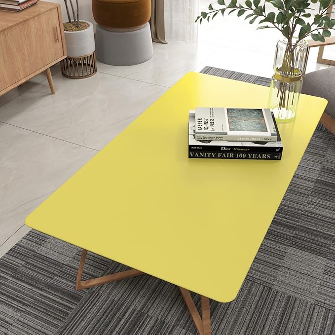 VEELIKE 15.7''x118'' Matte Lemon Yellow Peel and Stick Wallpaper Solid Yellow Contact Paper Waterproof Self Adhesive Removable Decorative Vinyl Film for Bedroom Bathroom Kitchen Cabinets Walls Drawers