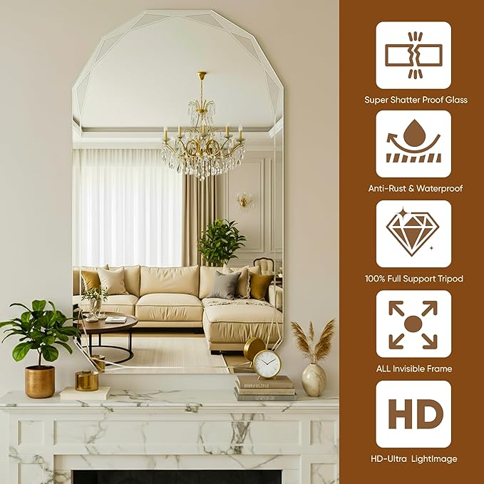 Suidia Bathroom Mirror, 30