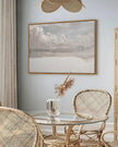 InSimSea Framed Canvas Wall Art Vintage Decor, Home Decor Classical Oil Painting Cloud Study Wall Decorations for Living Room, Large Prints Artwork for Bedroom Bathroom Gallery, 24
