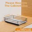 RCHYFEED Pull Out Spice Rack Organizer for Cabinet,Slide out Spice Organizer for Inside Cabinets,Heavy Duty Spice Organization for Kitchen and Pantry,Seasoning,Sauces(1-Tier,6.5