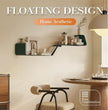 Floating Shelves, Wall Shelf, Set of 3 Mounted Metal Shelves with Unique Design for Wall Storage, Book Shelf, Display Shelves for Bathroom Bedroom Kitchen Living Room for Home Green