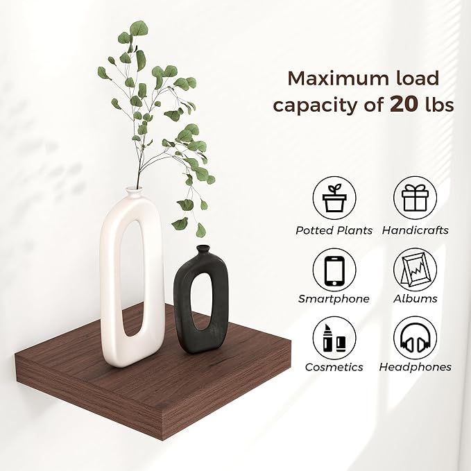 Square Floating Shelves for Wall 8