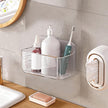 Diesisa Acrylic Wall Mount Organizer, Self Adhesive Organizer for Wall, Cabinet Door Organizer, with Self Adhesive Tape, for Bathroom, Pantry, Kitchen, Laundry, Utility Room, Inside of Cabinet Door
