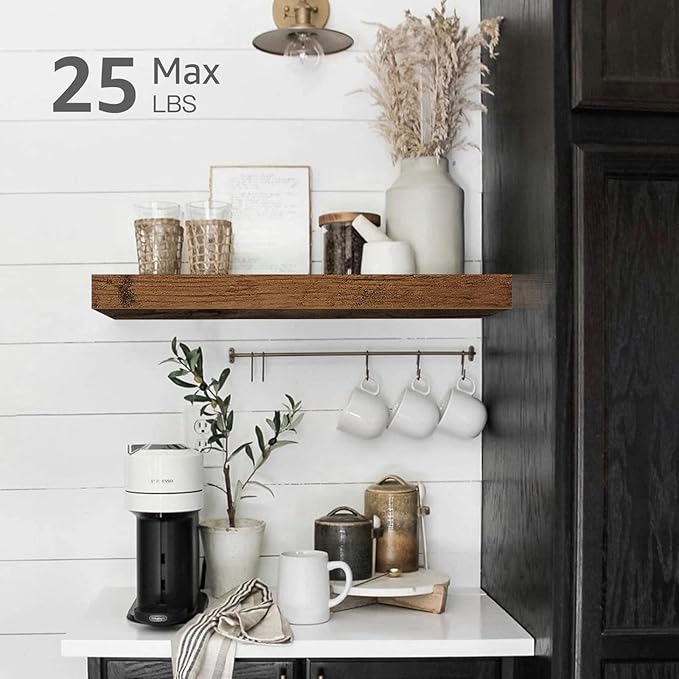 QEEIG Bathroom Floating Shelves for Wall - 15.7