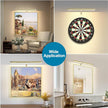 LED Picture Lights for Paintings Plug in, 16inch 6W Adjustable Art Light Gallery Wall Light for Display Art Work, Antique Brass Finish, CRI90+, 3000K Warm White