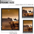 A PLUS MAX 10x12 Picture Frame Set of 6, Black Engineered Wood Frame for 10 x 12 Inch Picture Poster Photo, Light Weight 10 by 12 Frame with Wood-grain for Wall - 6 Pack/Black/10 x12